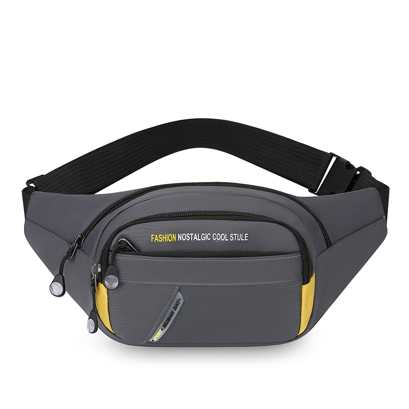 Riñonera de hombre al por mayor Bolso de mensajero de un solo hombro multifuncional casual coreano Cartera de negocios Bolso de pecho de ciclismo deportivo