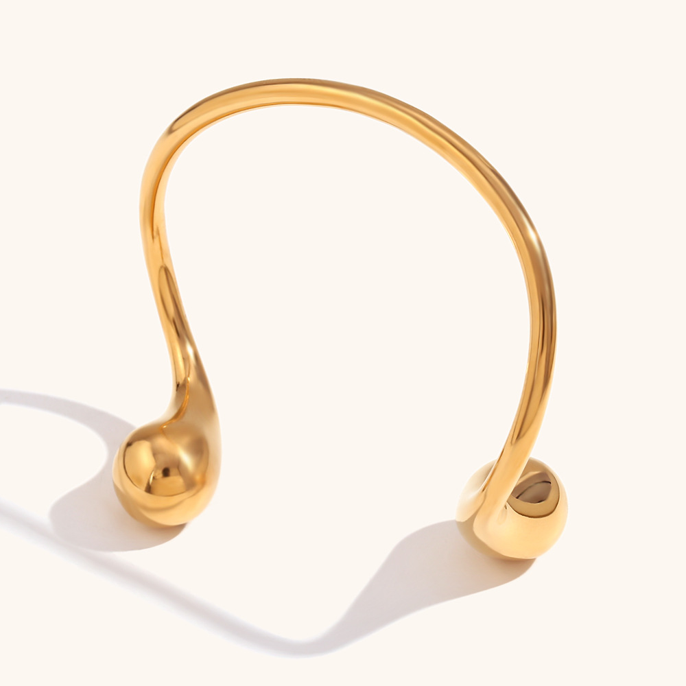 7g Weight 0.03µm-0.05µm Gold Plating Thickness PVD Coated Gold Plating Process 18K Real Gold Plated Plating Material Stone-Free Inlay Material Rings Classification 1 Piece Quantity Banquet, Party Occasion 304 Stainless Steel Material Water Droplets Pattern Women's Gender Elegant, Simple Style Style Waterproof Non Tarnish Craft PVD Coated Real Gold Plated 18K Gold Water Droplets Stainless Steel Elegant Simple Style Waterproof Non Tarnish Rings Bracelets 3