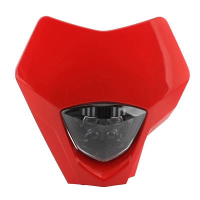 Motorcycle headlights, headlights modified EC 250 250F - red