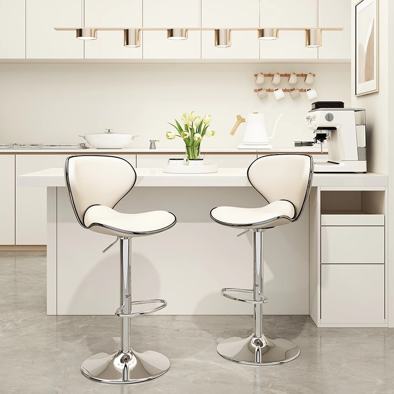 Stainless Steel Bar Chair, Home Bar Chair, Lift Stool, Light Luxury High Stool, Modern Simple Bar Stool, Cashier Chair