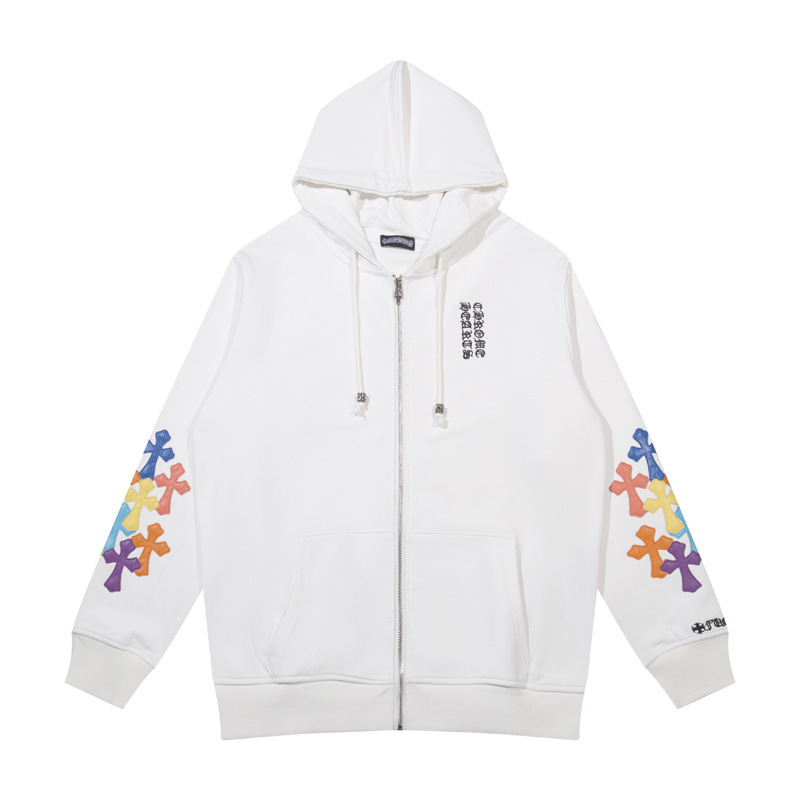 24クロスボーダーのクロコダイルの高品質の純綿の毛輪のファスナーの帽子のカーディガンの秋冬のコートの現物の卸売りの潮|undefined