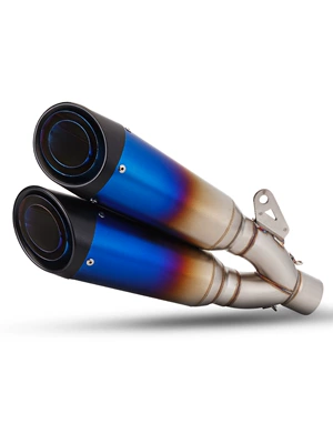 CB400 modified c26 double | Exhaust pipe