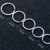 Outer diameter 15MM silver