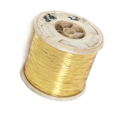 Yan River M-type gold and silver wire flat yarn PET cutting yarn ribbon auxiliary material factory direct sales 