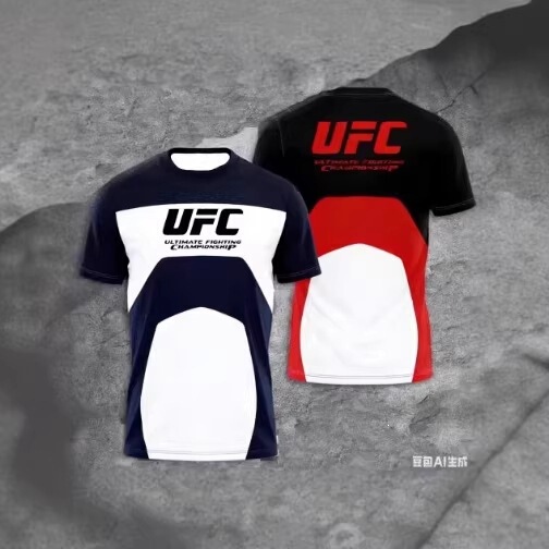 2026 Cross-Border Summer Men's Ufc Fitness Training Short-Sleeved T-Shirt Breathable 3D Printed Boxing Fitness Sweatshirt 2026 Cross-Border Summer Men's Ufc Fitness Training Short-Sleeved T-Shirt Breathable 3D Printed Boxing Fitness Sweatshirt
