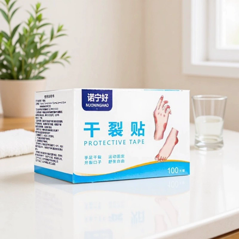 Нонинг руки и ноги потрескавшиеся наклейки с высокой вязкостью на пятке потрескавшиеся хлопчатобумажные наклейки одноразовые износостойкие наклейки для ног