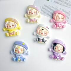 漫画diy樹脂アクセサリーかわいいバブル女の子プリンセスクリームヘアピンケース靴バックルアクセサリー
