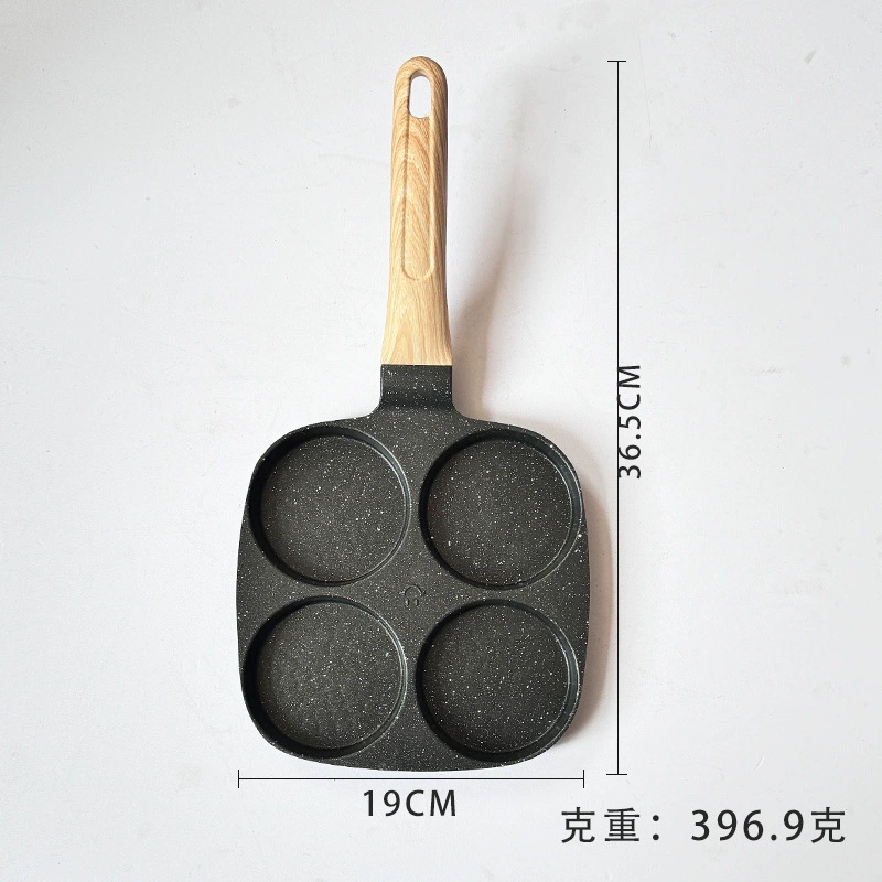Крест - Wheat Rice Stone four -hole сковорода для жарки яйца сковорода без антипригарного покрытия двойной порции говяжьего слоя домашний завтрак сковорода яйцо бургер жарочный котел