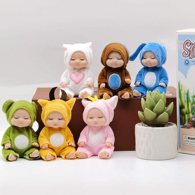 Dormir simulación renacer mini muñeca niña princesa juguetes para niños muñeca pareja regalos amigos
