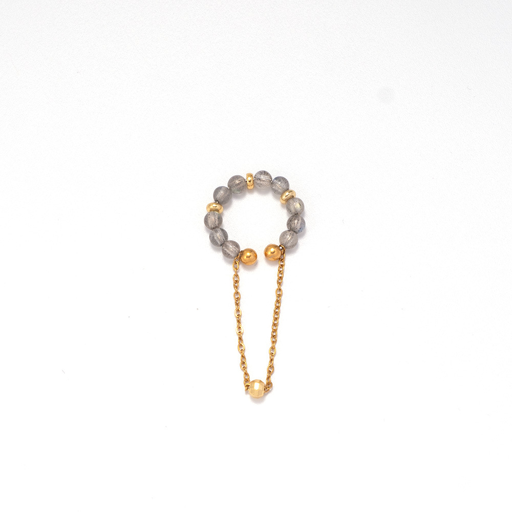 4g Weight Ear Cuffs Classification 1 Piece Quantity Holiday, Daily Occasion 303 Stainless Steel, natural stone Material Geometric Pattern All Seasons Season Women's Gender Plating Design Simple Style, Classic Style Style 1 Piece Simple Style Classic Style Geometric Plating 303 Stainless Steel Natural Stone Ear Cuffs 6