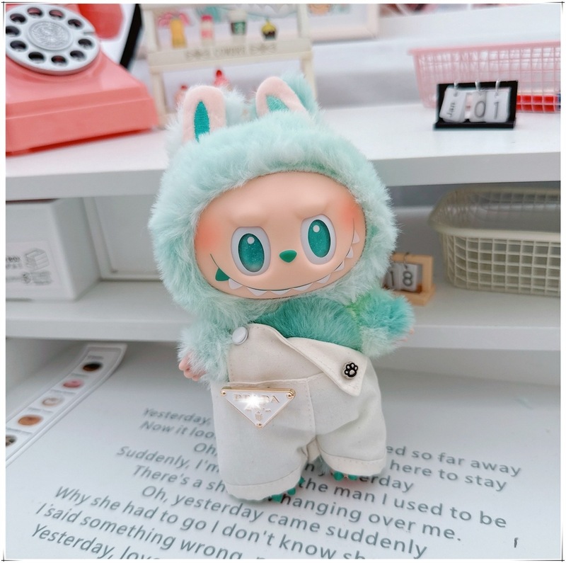 第一世代と第二世代のラブブ服ペンダント 17 センチメートルラブブ座りパーティーベビー服人形かわいいスーツ在庫あり|undefined