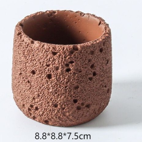 国境を越えたセメント宇宙の質感アロマキャンドルカップdiyキャンドルカップ空カップ拡香石無火雰囲気容器振り子|undefined