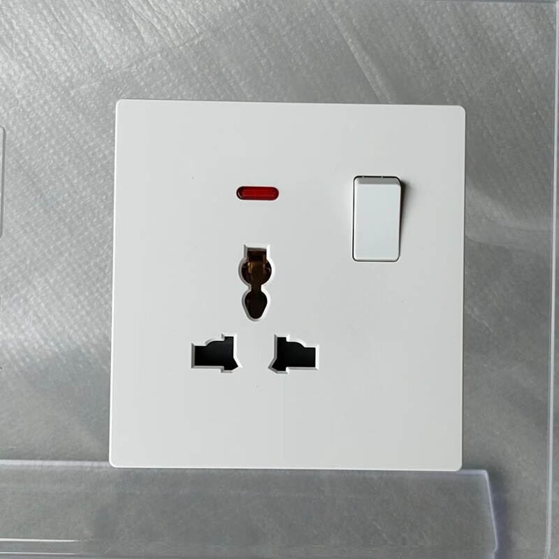 Foreign Trade Switch Panel Power Socket Household 86 Type Concealed Panel British Five-Hole Wall Switch USB Socket