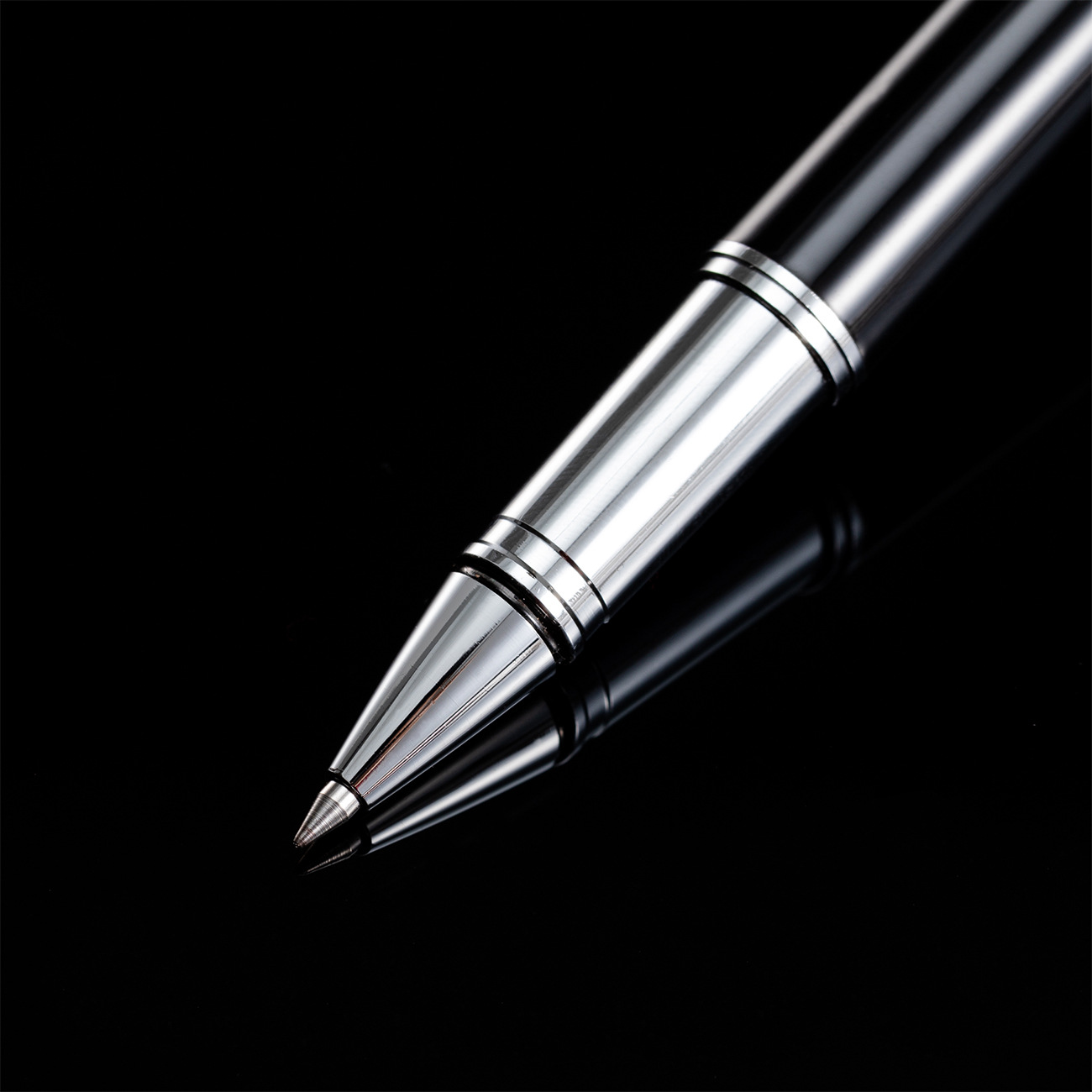 Pluma de firma de negocios en stock pluma de metal al por mayor insertar publicidad pluma de regalo Logotipo de grabado láser pluma de gel