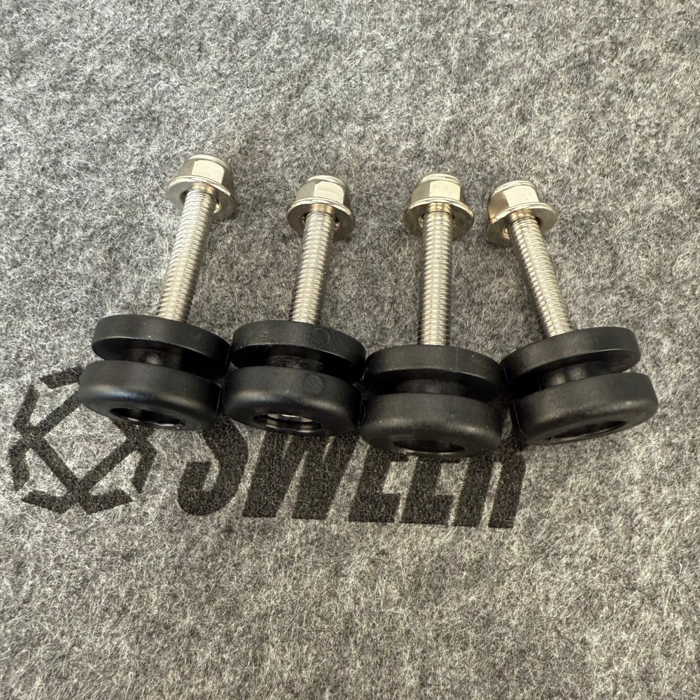 Universal Motorcycle Tail Box Buckle Aluminum Alloy Bottom Screw Kit Tail Box Accessories Kit Brand New Motorcycle Tail Box Accessories Kit