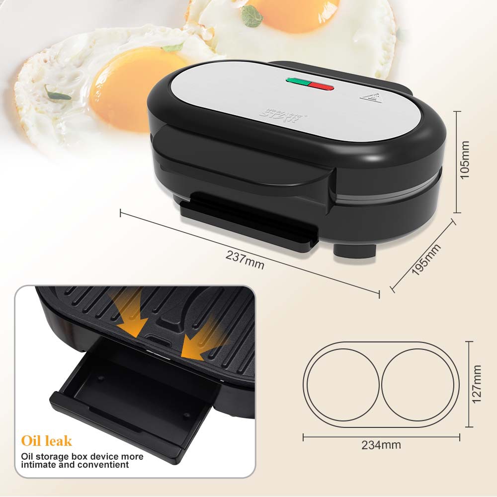 WinningStar Cross-border de doble olla tostada hamburguesa calefacción multifunción sandwichMaker