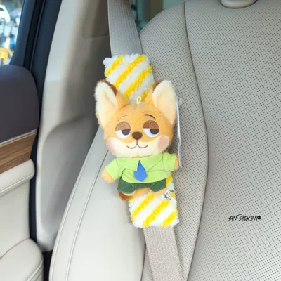 Shoulder Pad Car Seatbelt | Sürətlər qutusu və əl tormozu başlıqları - shoulder-pads-striped-officially-licensed-chubby-nick-single