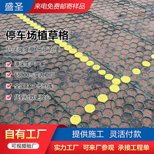 定制4公分5公分7公分塑料植草格消防通道湿地HDPE草坪格厂家