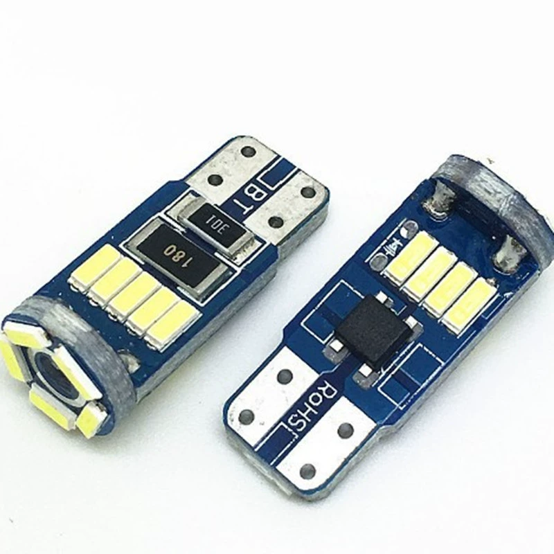 Авто LED декодирующее дисплей широкого света T10 4014 15smd свет reading свет внутри крыши свет для номерного знака