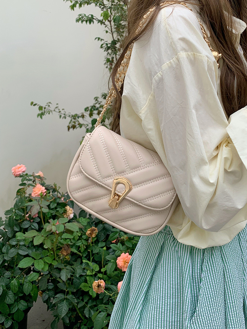 Xiaoxianfen Line kett naiste uue tekstuuri ja temperamendi jaoks Desin Sinle õlg, ristkeha väike ruut_voghion.com