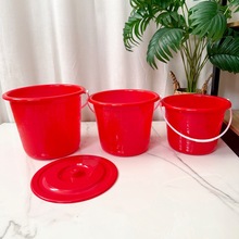 塑料水桶大小号带盖草莓桶沙滩桶多功能采摘桶手提桶画画美术专用