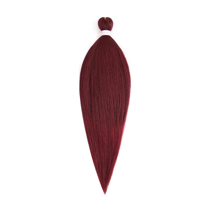 EZ Trenza PVC ignífugo a baja temperatura fibra multicolor flojo gran ganchillo de trenza fábrica de cabello recto un cabello