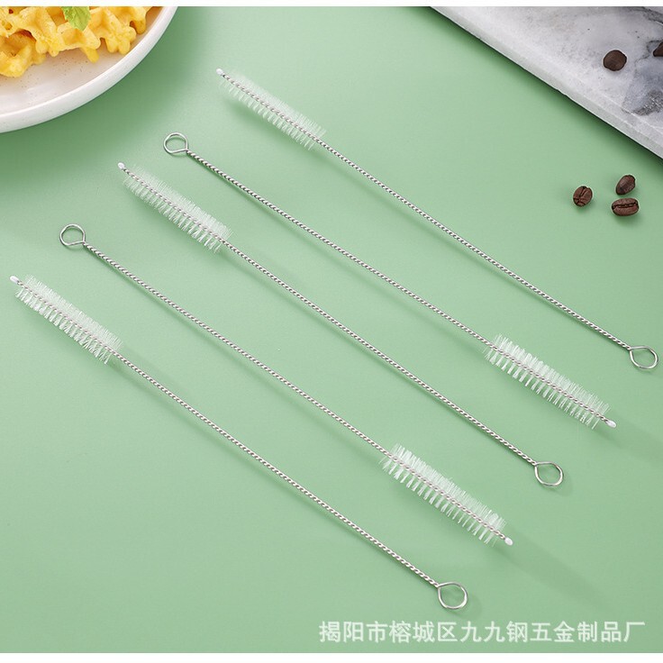 304 Stainless Steel Straw Brush, Bottle and Kidsren's Cleaning Brush, Water Spout Brush, Cleaning Brush, Pacifier Water Bottle Brush