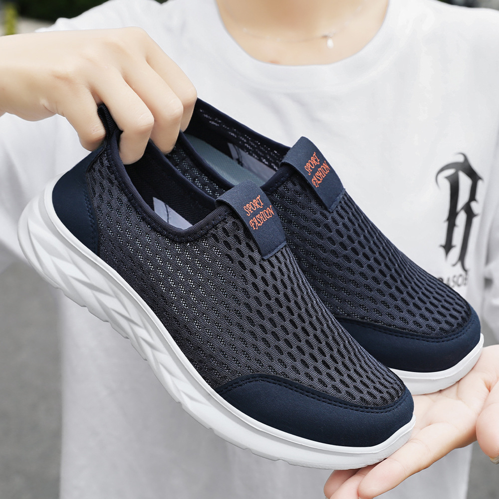 Zapatos de mujer verano 2025 nuevos zapatos de mujer transfronterizos cómodos zapatos casuales tejidos con un pedazo cómodo zapatos de madre