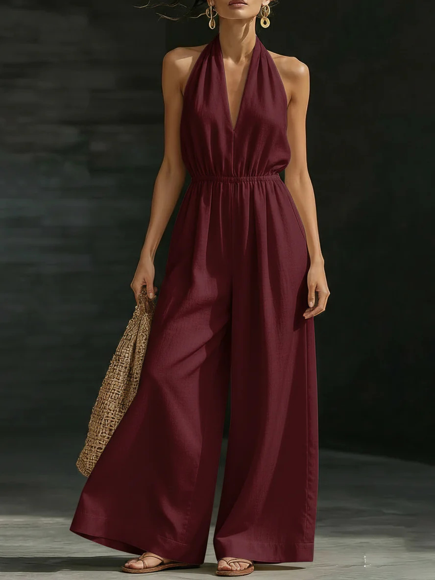2026 verano nuevo estilo europeo y americano V-collar chaleco de cuello de diseño femenino temperamento estilo de viaje de moda francés