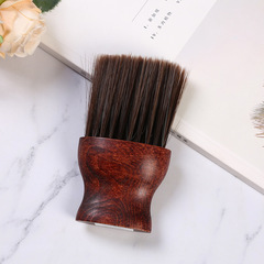 Barber wooden short-handled brush hairdressing soft-bristle brush cutting hair sweeping hair cleaning brush broken hair brush barber shop supplies