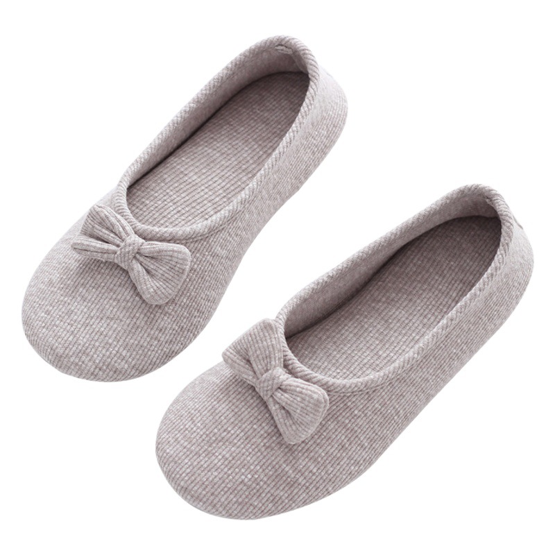 Confinamiento zapatos de verano fino transpirable talón Zapatos Zapatillas de algodón de Casa de fondo suave interior de las mujeres Primavera y otoño de fondo grueso zapatillas antideslizantes