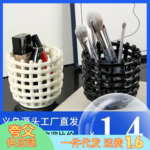废弃洗脸巾收纳桶浴室洗漱牙膏牙刷化妆刷置物架杂物收纳盒笔筒厂