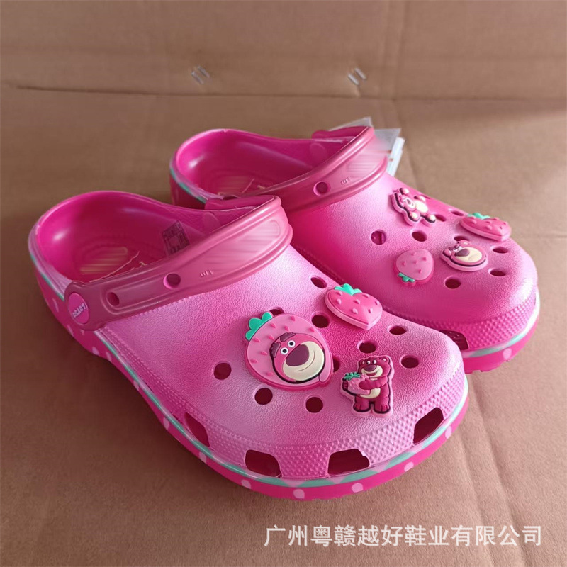 Kajia Children's Strawberry Bear Sports Waterproof Non-Slip Wear-Resistant Casual Shoes Comfortable Versatile Beach Clogs 212240 Kajia Children's Strawberry Bear Sports Waterproof Non-Slip Wear-Resistant Casual Shoes Comfortable Versatile Beach Clogs 212240