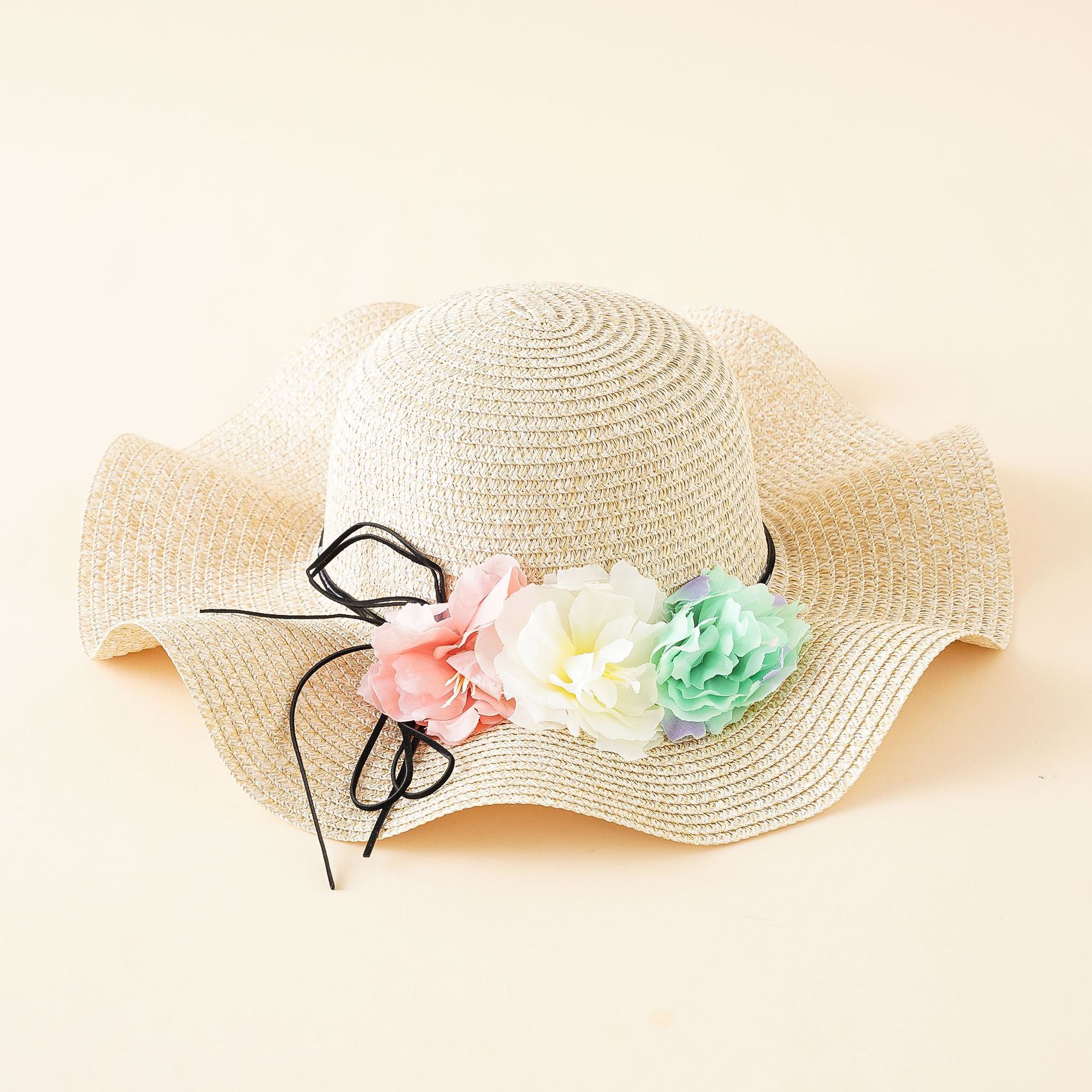Sombrero femenino playa verano protección solar sombrero de paja de viaje ala grande Playa Sol sombrero verano moda coreana