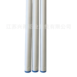 标准螺纹头铝合金伸缩杆游泳池捞叶网框连接杆铝型材源头厂家直销