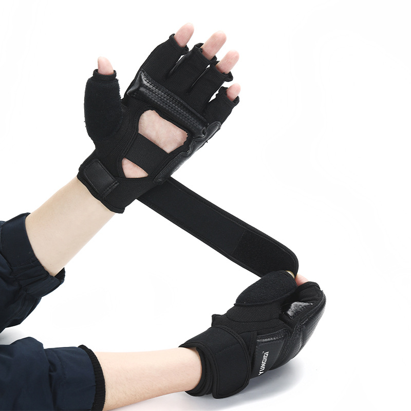 Boxing gloves, Taekwondo hand guards, foot guards, protective gear for competitions, Sanda fighting, fitness, half-finger training for adults and children