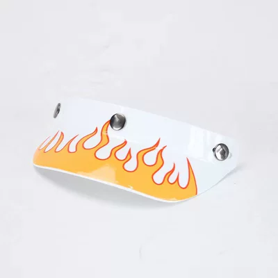 Helmets and Half Helmets, Dəbilqə (Kaska) aksesuarları - white-flame