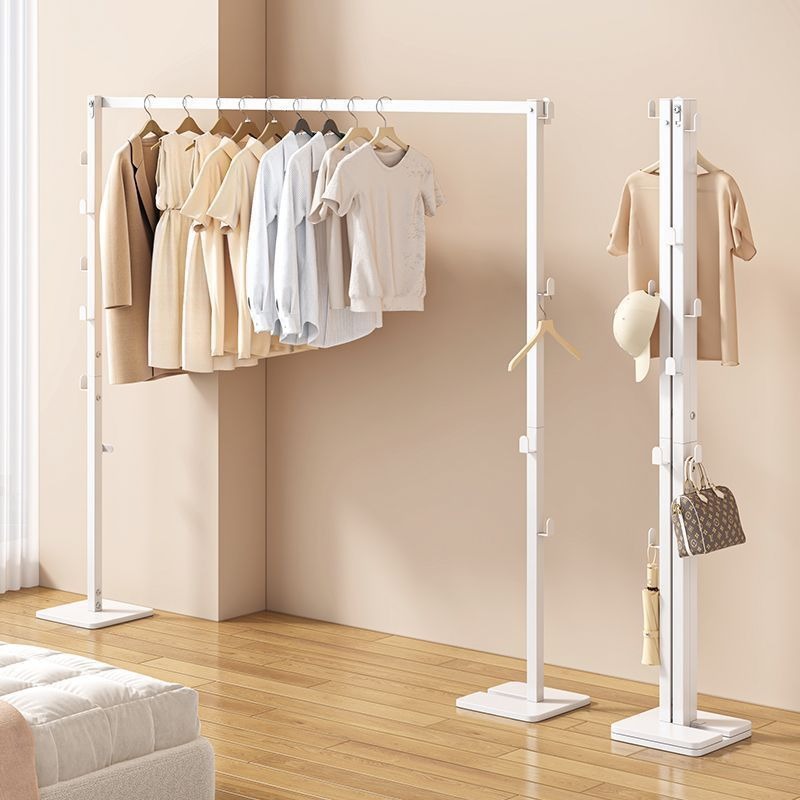 Simple Coat Rack Storage Folding Clothes Rack Floor-Standing Indoor Home Balcony Ultra-Thin Shoe Cabinet Bedroom Clothes Hanger