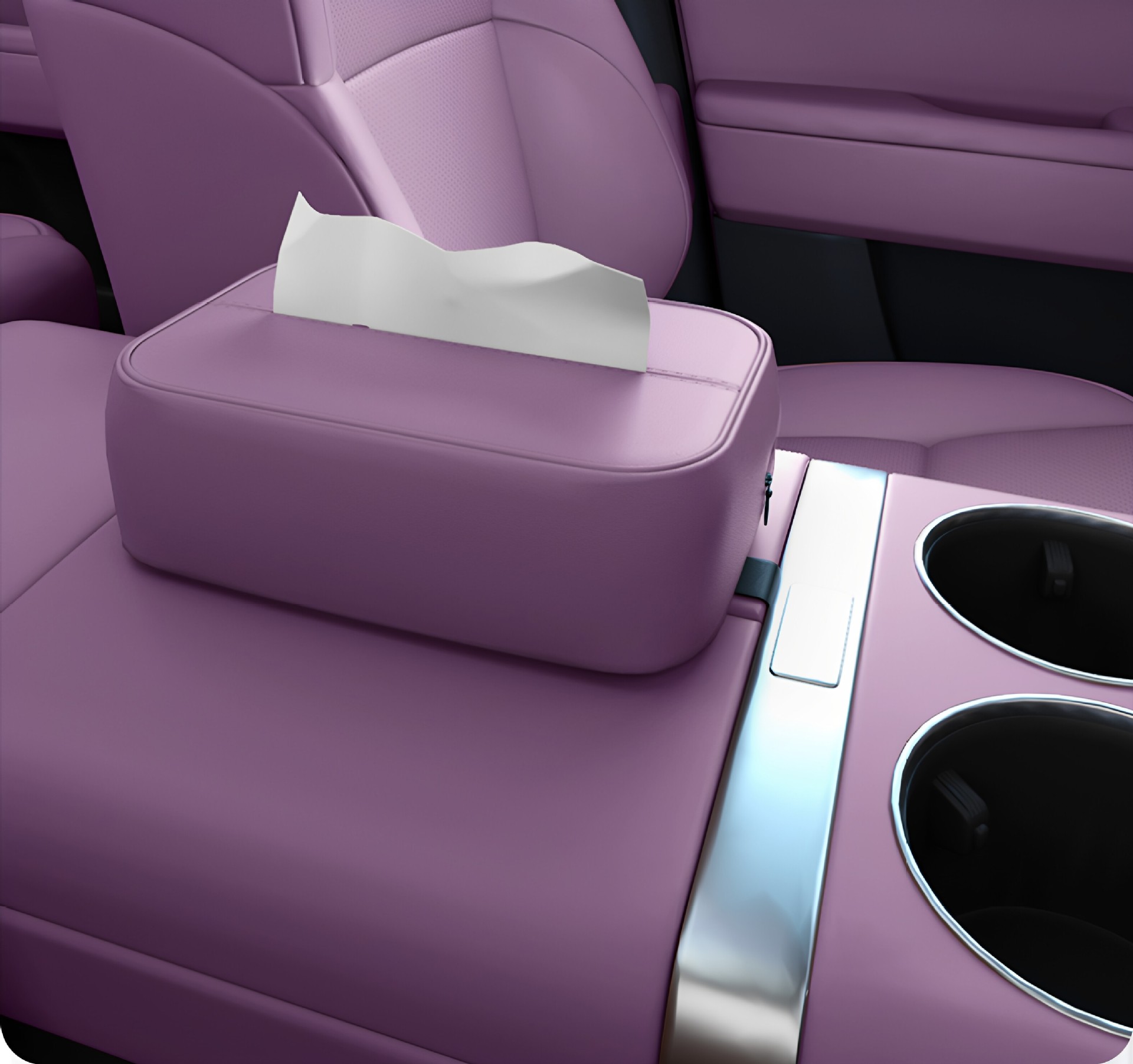 Suitable for the AITO M6 tissue box, 26 new model car armrest box, hanging tissue pack, seat back interior tissue box