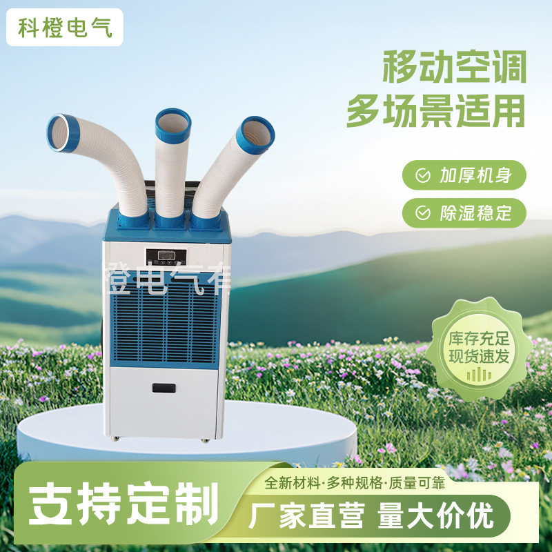 Indoor Dehumidification and Drying Mobile Air Conditioners, Factory Workshop Warehouse Split-Unit Commercial Dehumidifiers, Manufacturer Supply