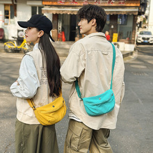 2025春夏新款超轻防水降落伞尼龙布情侣单肩包简约百搭女士斜挎包