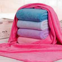 厂家批发超细纤维浴巾加厚柔软磨毛沙滩巾吸水毛巾浴巾可加做logo