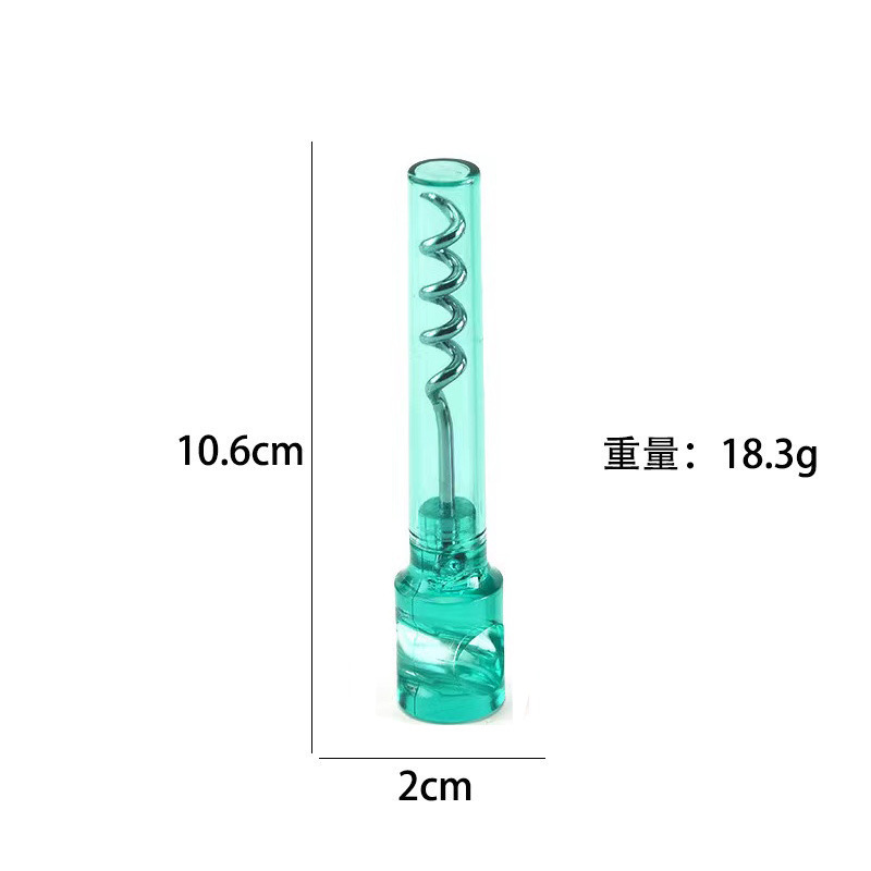 병따개 투명 녹색