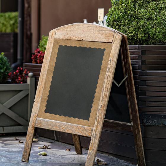 CM2207001 Cross Border Sticker Bulletin Board Sticker Blackboard Sticker Burlap Border Sticker