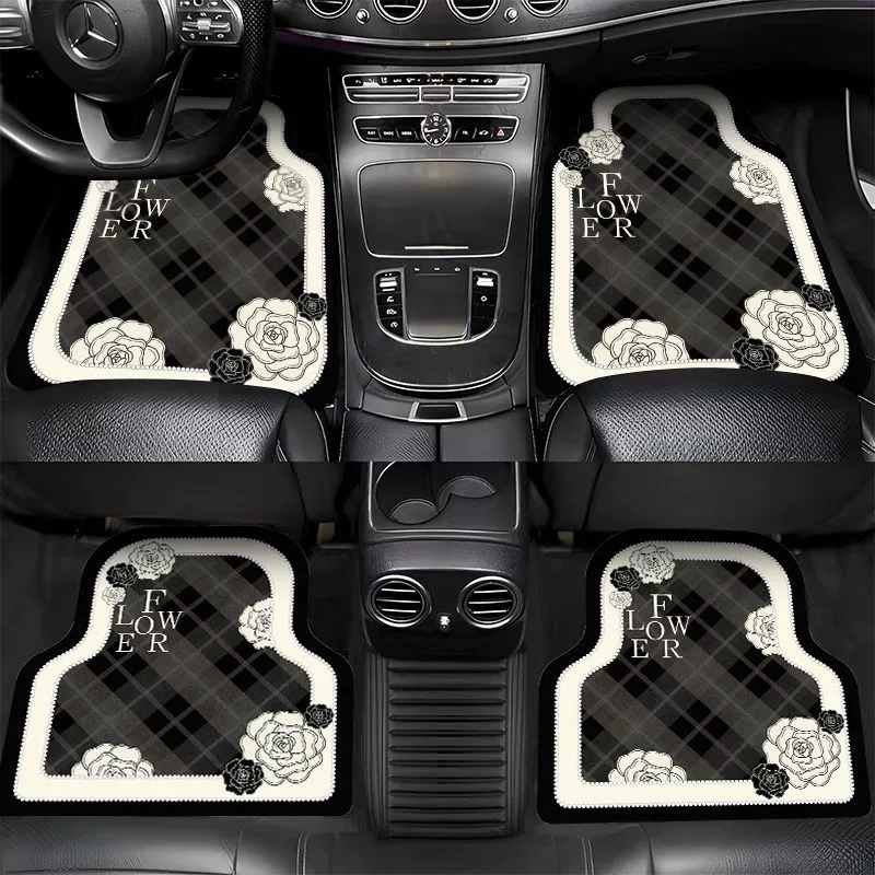 Бытовые автомобильные коврики из диатомовой грязи, нескользящие и износостойкие коврики для украшения салона автомобиля, универсальные цельные грязеотталкивающие коврики