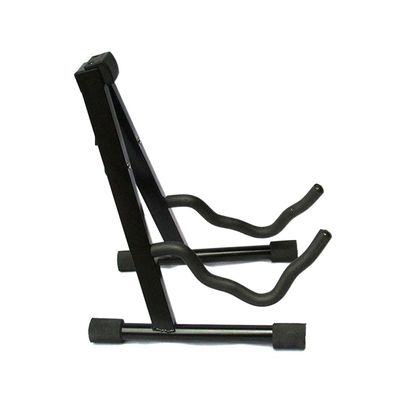 Baquelita de doble uso tipo A asiento de hierro soporte de guitarra eléctrica bajo eléctrico accesorios para instrumentos musicales soporte de guitarra