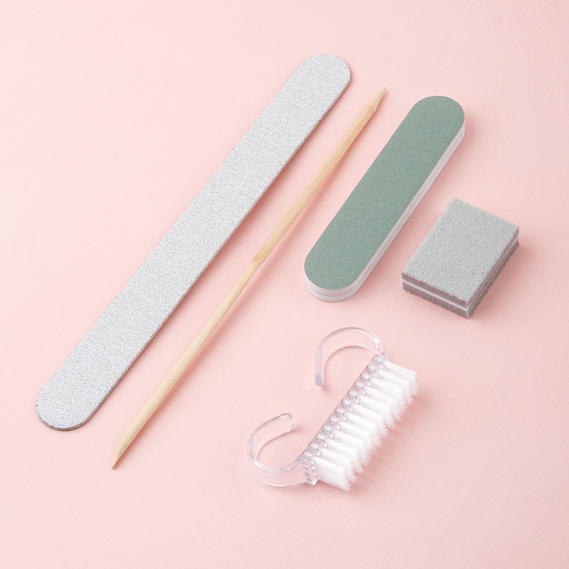 Explosiones transfronterizas de manicuría pulido limpio pulido 5 piezas de archivo de uñas para eliminar la piel muerta de los dedos regalos del hotel