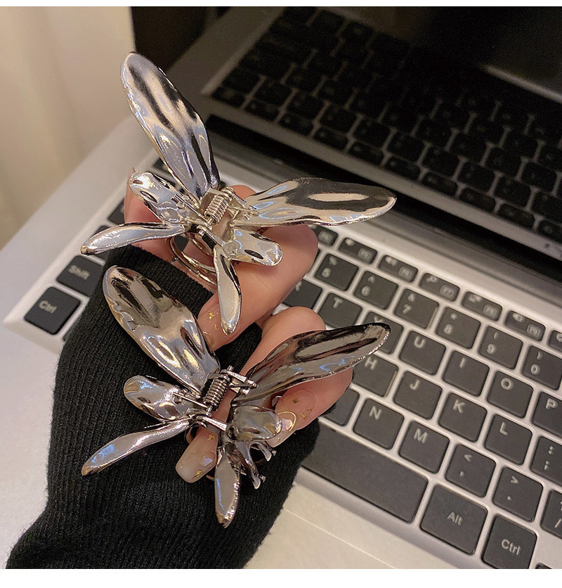 Women's Cute Butterfly Metal Plating Hair Claws display picture 5