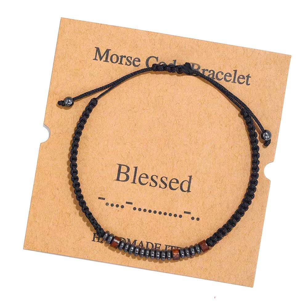 15g Weight Iron Stone Pendant Material Drawstring Bracelets Classification rope Chain Material 1 Piece Quantity Holiday, Daily Occasion rope, Iron Stone Material Geometric Pattern Unisex Gender Beaded, Braid Design Classic Style Style Classic Style Geometric Rope Iron Stone Wholesale Drawstring Bracelets 10