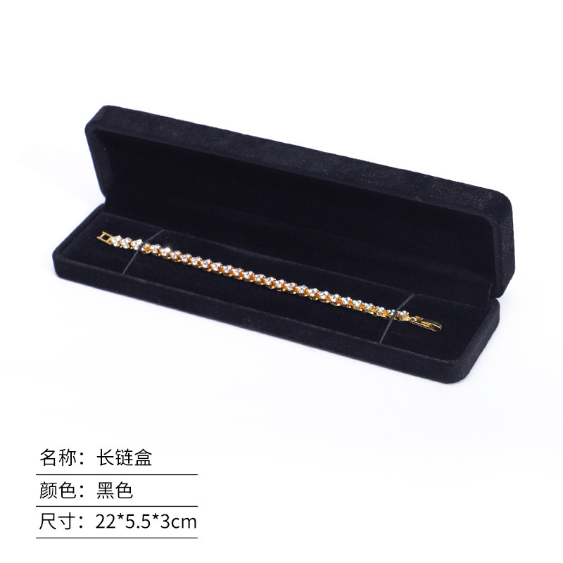 다이아몬드가 없는 슬림한 조항 목걸이/펜던트 상자